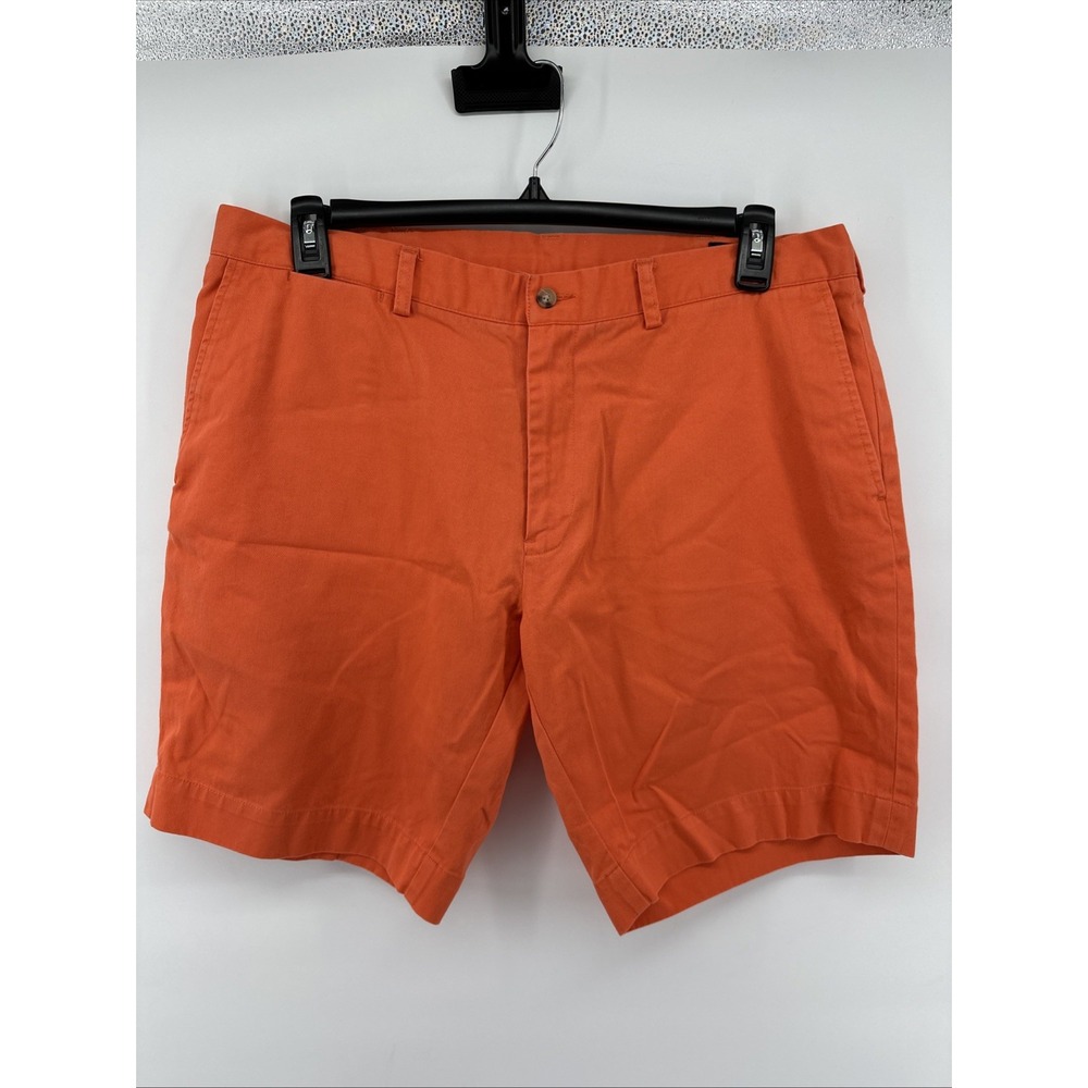 Polo Ralph Lauren Chino Shorts Men's 38 Orange Classic Fit 9"